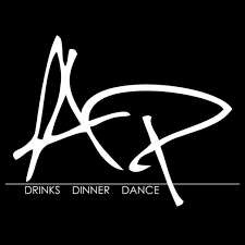 Logo AP: Weiße Schrift auf schwarzen Hintergrund